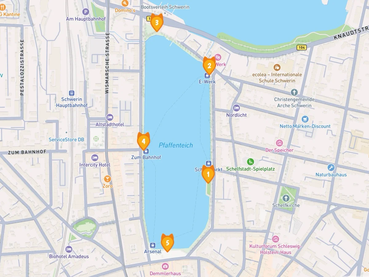 Schnitzeljagd um den Pfaffenteich Schnitzeljagd um den Pfaffenteich