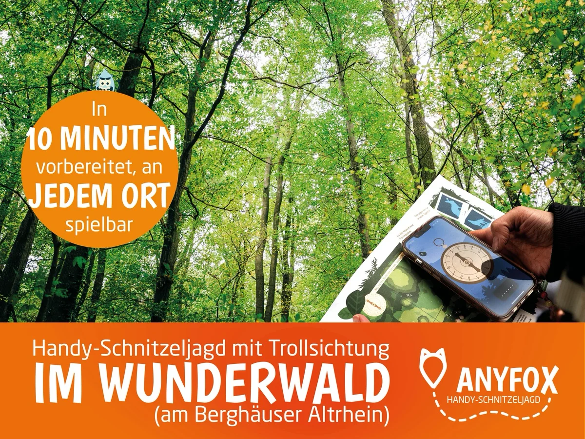 Gibt es im Wald am Bergäuser Altrhein Trolle? 