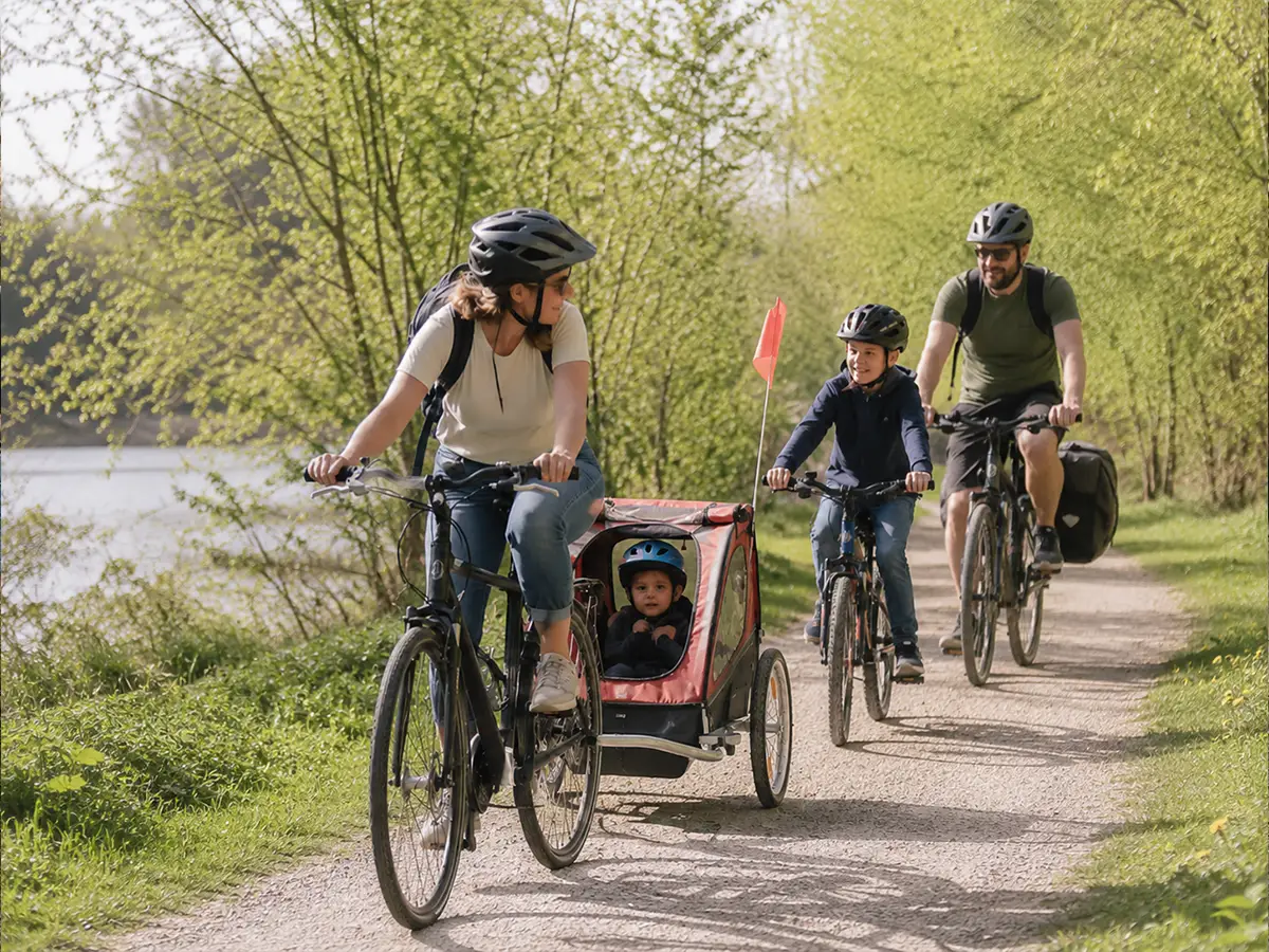 Radtour mit Kindern