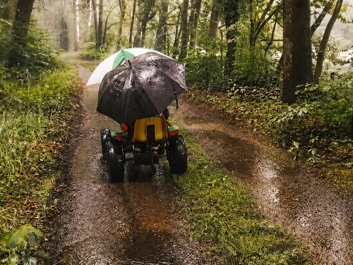 Regenabenteuer mit Kindern draußen am Wochenende
