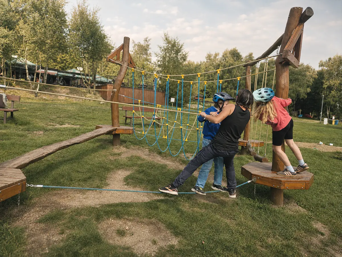 Spielplatzrallye mit Kindern am Wochenende
