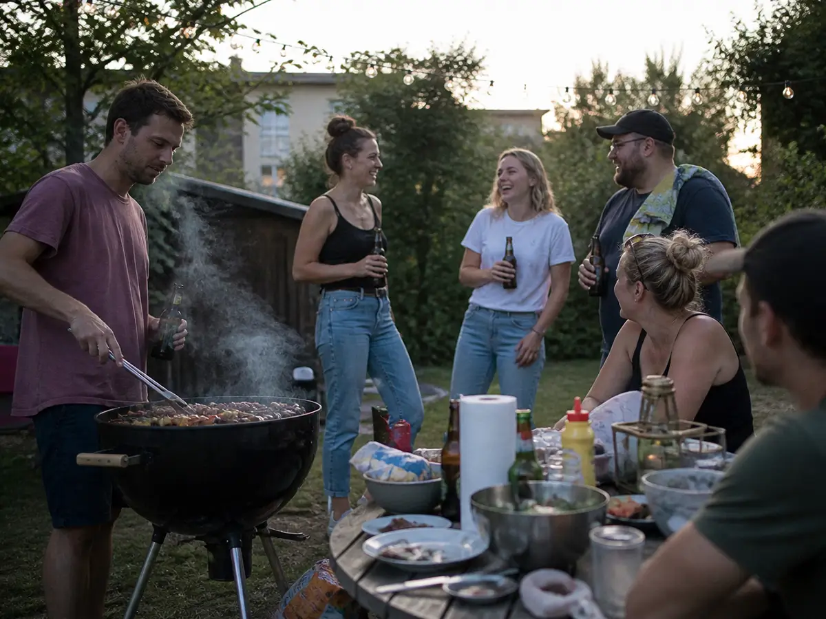 Grillabend an Himmelfahrt mit Freundinnen und Freunden